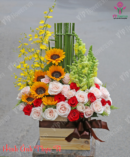 Shop hoa tươi Bình Dương – Giao Hoa Tận Nơi Toàn Tỉnh 46 Lẵng Hoa Để Bàn Giá Rẻ