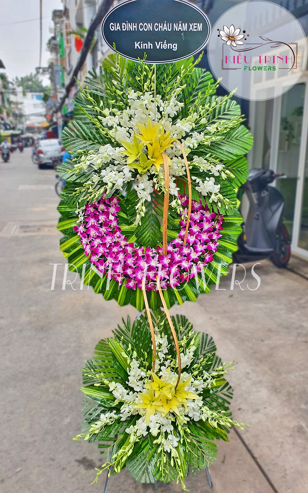 Kệ Hoa Nỗi Buồn Tím T222