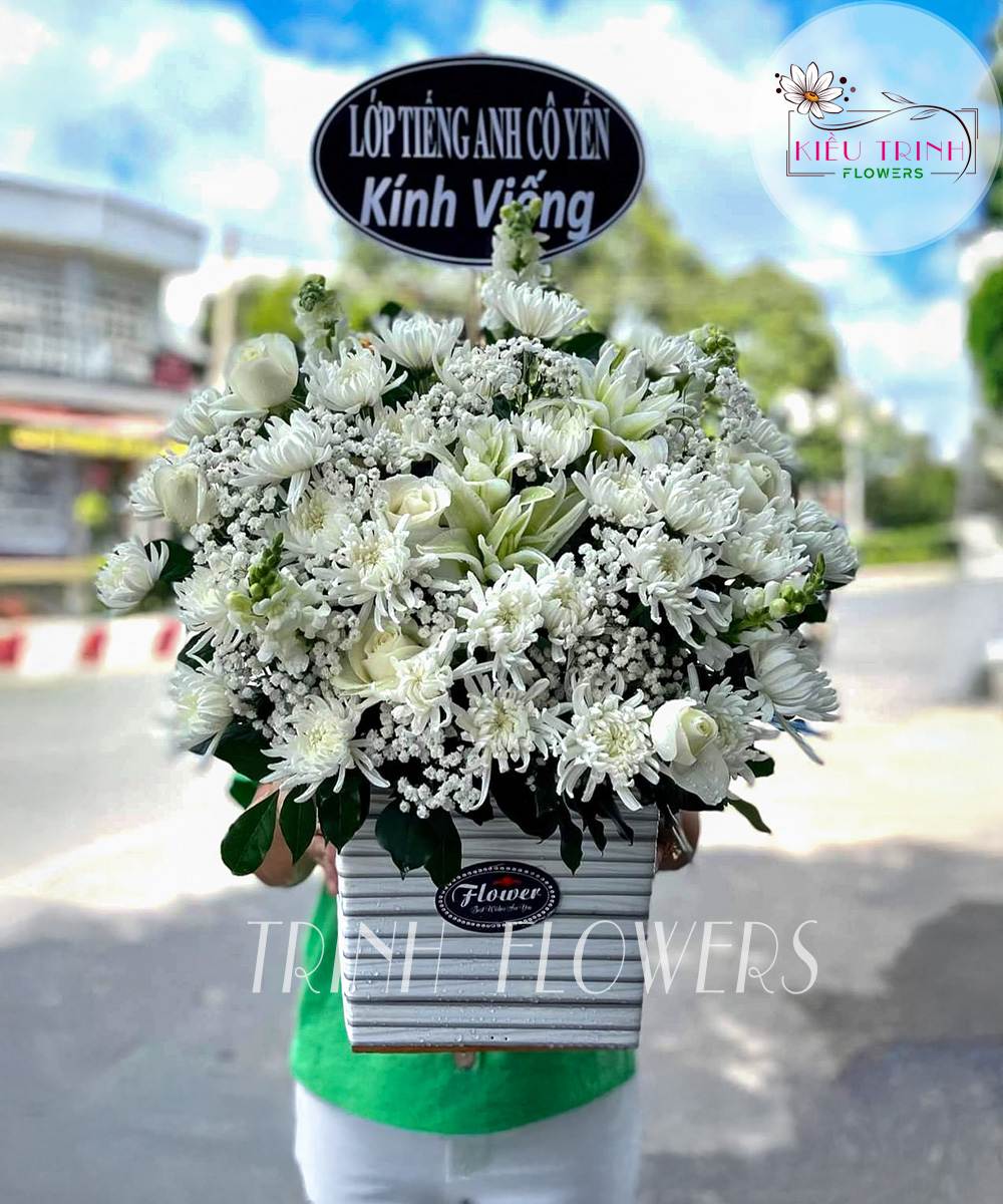 Cành Hoa Trắng G1111